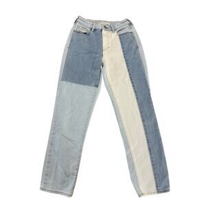 Pacsun Mom Jean Denim Patchwork Retro